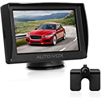 AUTO-VOX M1 cámara de marcha atrás con 4.3 TFT LCD monitor- cámara del coche a prueba de agua IP68 para el asistente…